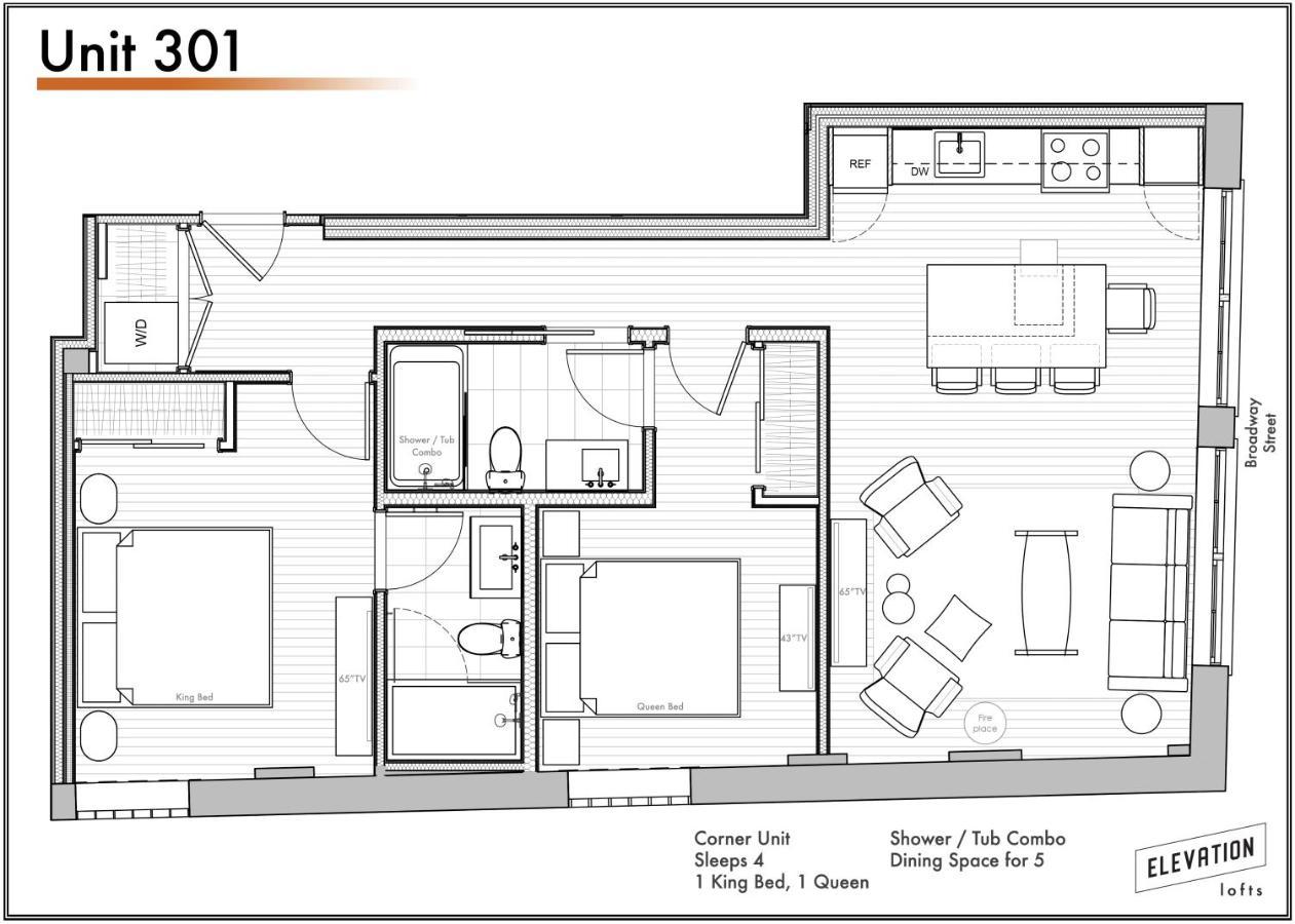 Elevation Lofts Hotel Asheville Eksteriør billede